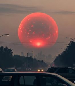 Rejtélyes vörös fény ragyogott Houston felett: A lakosok döbbenete és a közösségi média láza