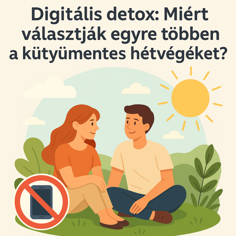 🌞 Digitális detox: Miért választják egyre többen a kütyümentes hétvégéket?