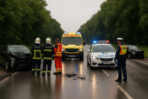 Súlyos baleset az M3-as autópályán – mentők és tűzoltók a helyszínen