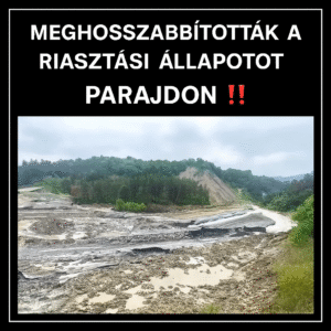 Parajd Veszélyben: Újabb 30 Nappal Meghosszabbították a Riasztást a Korond-patak Áradása Miatt”