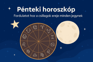 Pénteki horoszkóp: nagy fordulat vár a csillagjegyekre