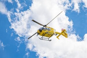 Súlyos baleset az M1-es autópályán – mentőhelikopter érkezett a helyszínre