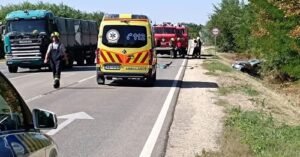 Súlyos közlekedési baleset az 55-ös főúton – rendőrségi és katasztrófavédelmi közlemény