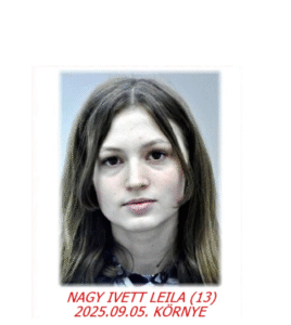 Eltűnt 13 éves kislányt keresnek: segítséget kér a rendőrség 🚨
