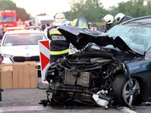 Baleset az M1-esen Mány közelében: három autó ütközött, egy ember életét vesztette