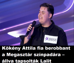 Kökény Attila fia berobbant a Megasztár színpadára – állva tapsolták Lalit