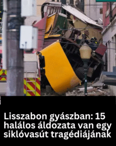 Lisszabon gyászban: 15 halálos áldozata van a Gloria siklóvasút tragédiájának