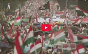 Hatalmas tömeg Magyar Péterék rendezvényén-Élő videó