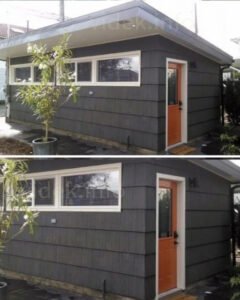 A 18 éves fiam csodát tett: a régi kerti tárolóból modern mini otthont varázsolt – egyszerűen hihetetlen, milyen lett belülről!