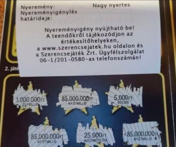 Bement a férfi a lottózóba és kapart egyet – senki nem hitt a szemének,nyereménye 85 millió