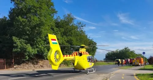 Súlyos baleset történt a 4108-as úton.