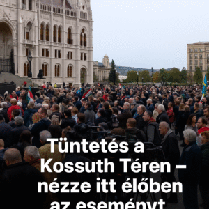 Tüntetés a Kossuth téren – itt nézheti élőben az eseményt!