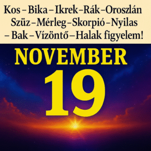 „Ma különleges energiák érkeznek – csillagjegyed nagy változás előtt áll”