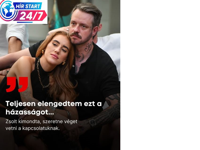 „Teljesen elengedtem ezt a házasságot” – válságba került Zsolt és Rebeka kapcsolata a Házasság első látásra műsorban