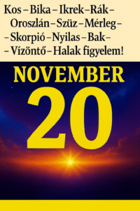 Napi horoszkóp – Hatalmas fordulatok jöhetnek!