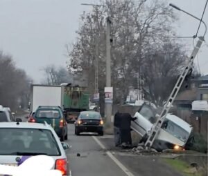 Baleset a 31-es főúton,félpályán halad a forgalom!