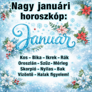 Végre megérkezett a nagy 2026-os januári horoszkóp: 12 csillagjegy, 1 nagy fordulat