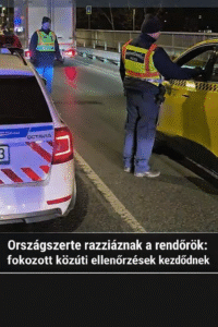 Országos rendőrségi razzia indul: fokozott közúti ellenőrzések az ünnepek előtt