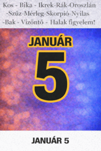 Január 5-én minden megváltozhat: ezt üzenik a csillagjegyeknek