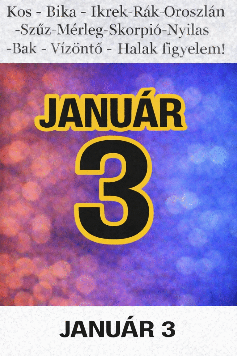 Január 3. – Sorsfordító nap jön: ezeknek a csillagjegyeknek megváltozhat az éve