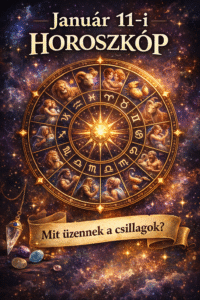 Január 11-i horoszkóp – Amikor az év már haladna, de a pénztárca még pihen