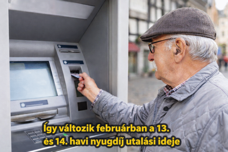 Így változik februárban a 13. és a 14. havi nyugdíj kifizetésének időpontja