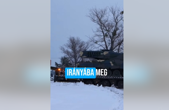 Bejelentette a miniszter: harckocsikat vezényeltek Miskolc térségébe a havazás miatt